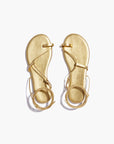 TKEES Jo Sandals Blink Metallic Gold