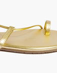 TKEES Jo Sandals Blink Metallic Gold