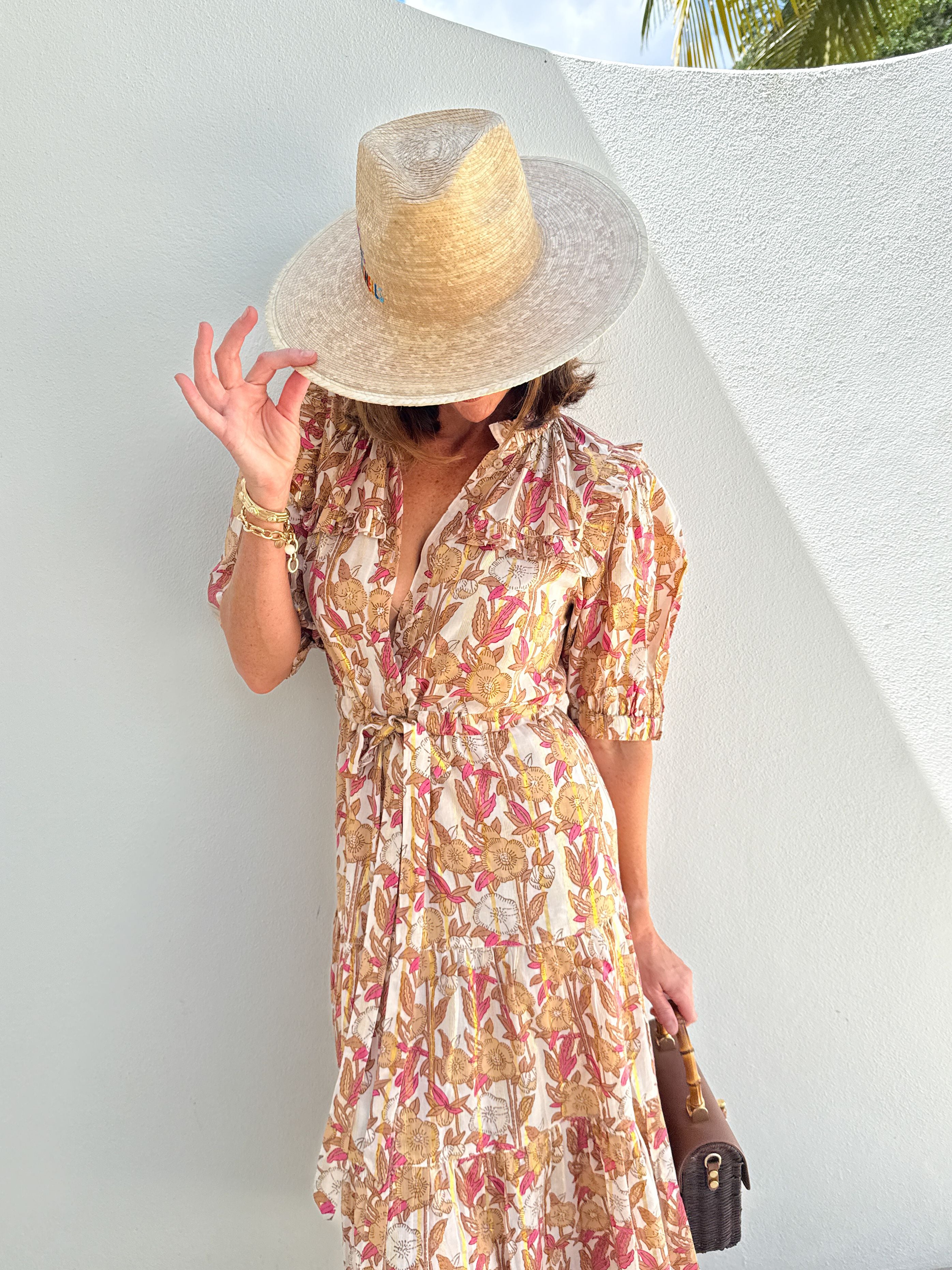 LOLA AUSTRALIA Pacific Dress Tea Rose