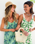 FRAE The Dody Maxi Dress Mint Green Tile
