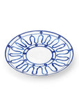 THEMIS Z Kyma Dinner Plate Blue/White Set/4