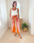 ME369 Layla Skirt Orange Summer