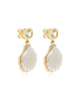 LIZZIE FORTUNATO Luna Shell Earrings
