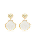 LIZZIE FORTUNATO Luna Shell Earrings