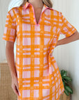 SHERIDAN FRENCH Rhodes Dress Blossom Gingham