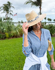 FRANK & EILEEN Rory Shirtdress Blue Check