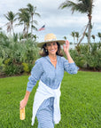FRANK & EILEEN Rory Shirtdress Blue Check