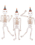 HALLOWEEN Vintage Jointed Skeletons-Set/3