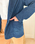 FRANK & EILEEN Boyfriend Blazer 1984 Washed Blue