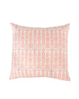 DANA SMALL DESIGNS Throw Pillow Flower Row Tangerine