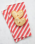 Peppermint Stripe Guest Napkin-Set/16