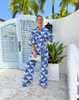 KASIA Pandora Pants White/Blue