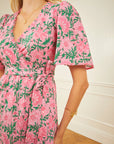 PINK CITY PRINTS Jemima Dress Bubblegum Rose