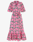 PINK CITY PRINTS Jemima Dress Bubblegum Rose