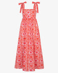 PINK CITY PRINTS Mykonos Dress Sunset Border