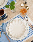 Bonham Blue Stripe Placemat Rectangular-Set/4