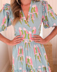 FEATHER & FIND Orelia Dress Peaceful Birds