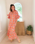 FITZROY & WILLA Soleil Dress Pink/Orange Floral