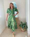 SHERIDAN FRENCH Margot Dress Moss Agate