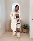 FRAICHE Travel Coat Sweater Ivory