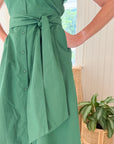 FRAICHE Celine Dress Forest Green