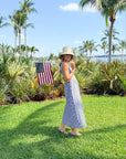 MAREA Cora Dress Navy Gingham
