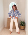 CARA CARA Rumson Top Hudson Scarf Sky