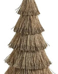 Abaca Robe Tree W/ Champagne Glitter