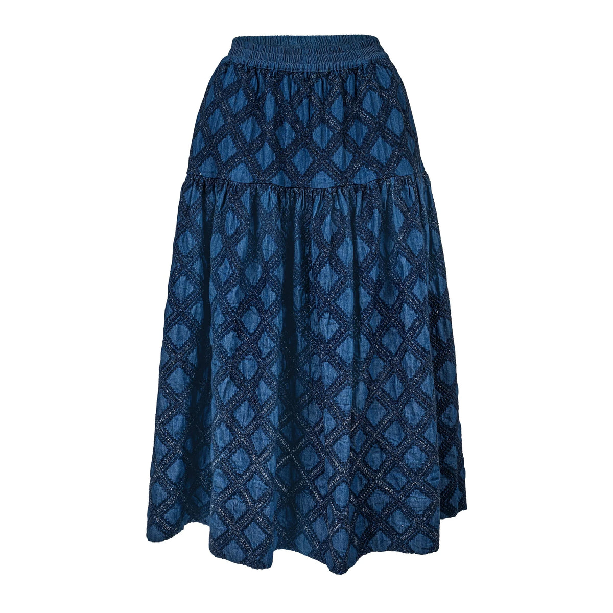 SUNSHINE TIENDA Colette Skirt Denim Eyelet