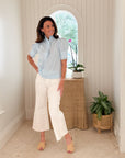 NAVYBLEU Westport Top Carolina Blue