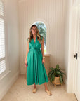 KASIA Nefeli Maxi Dress Basil