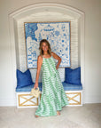 PEARL & CAVIAR Paros Maxi Dress Green