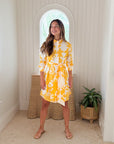 FITZROY & WILLA Russell Mini Dress Sunshine Big Ikat