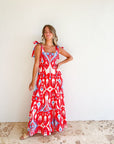 SHERIDAN FRENCH Kelly Dress Firecracker Ikat