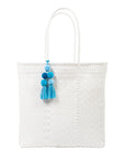 Large Open Tote White