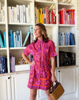 SHERIDAN FRENCH Parker Dress Sangria Batik