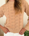 LA PORTE Jenny Cashmere Sweater Camel