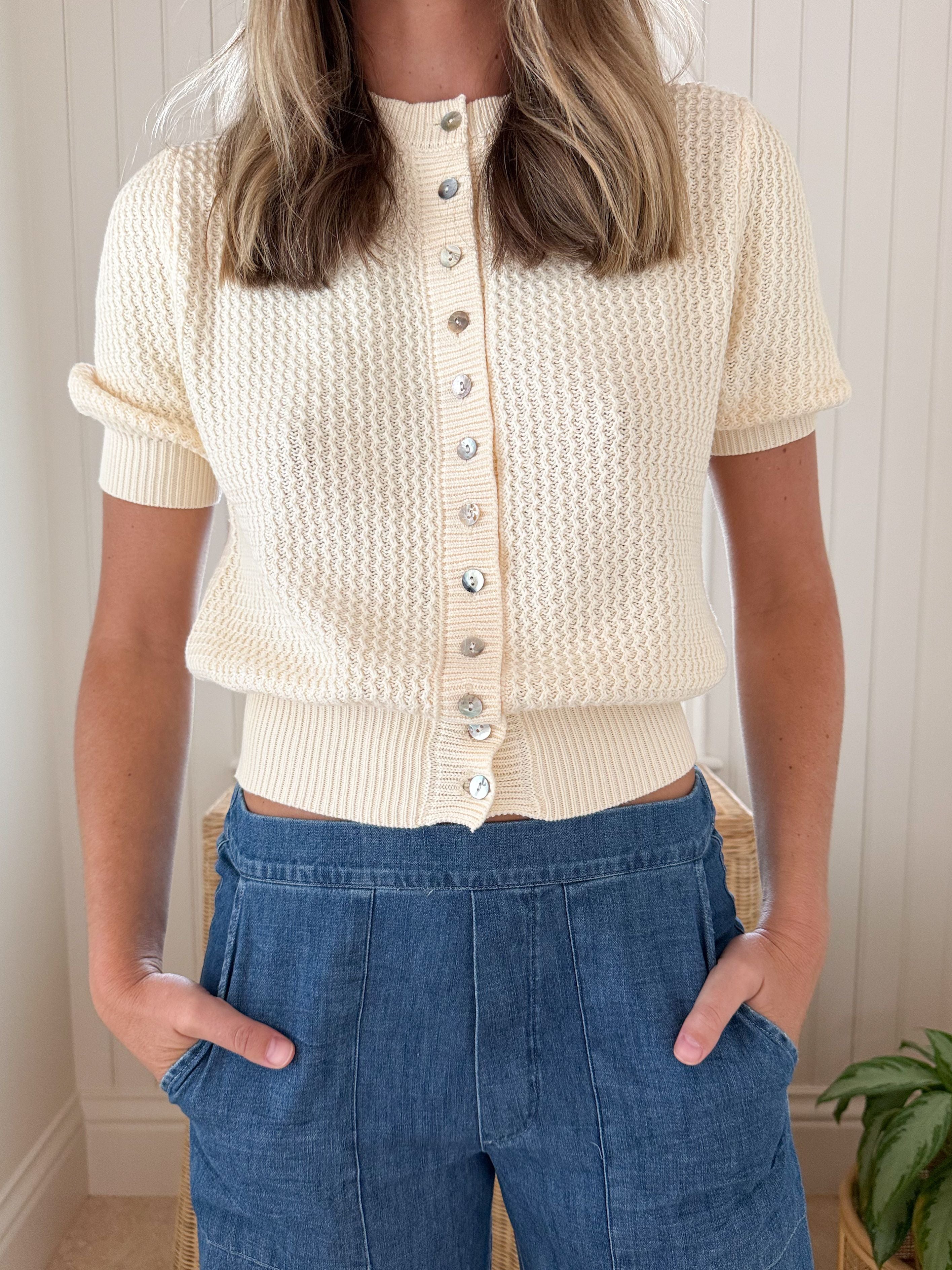 WALKER &amp; WADE Skye Cardigan Cream