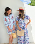 BANJANAN Poppy Dress Philippa Azure