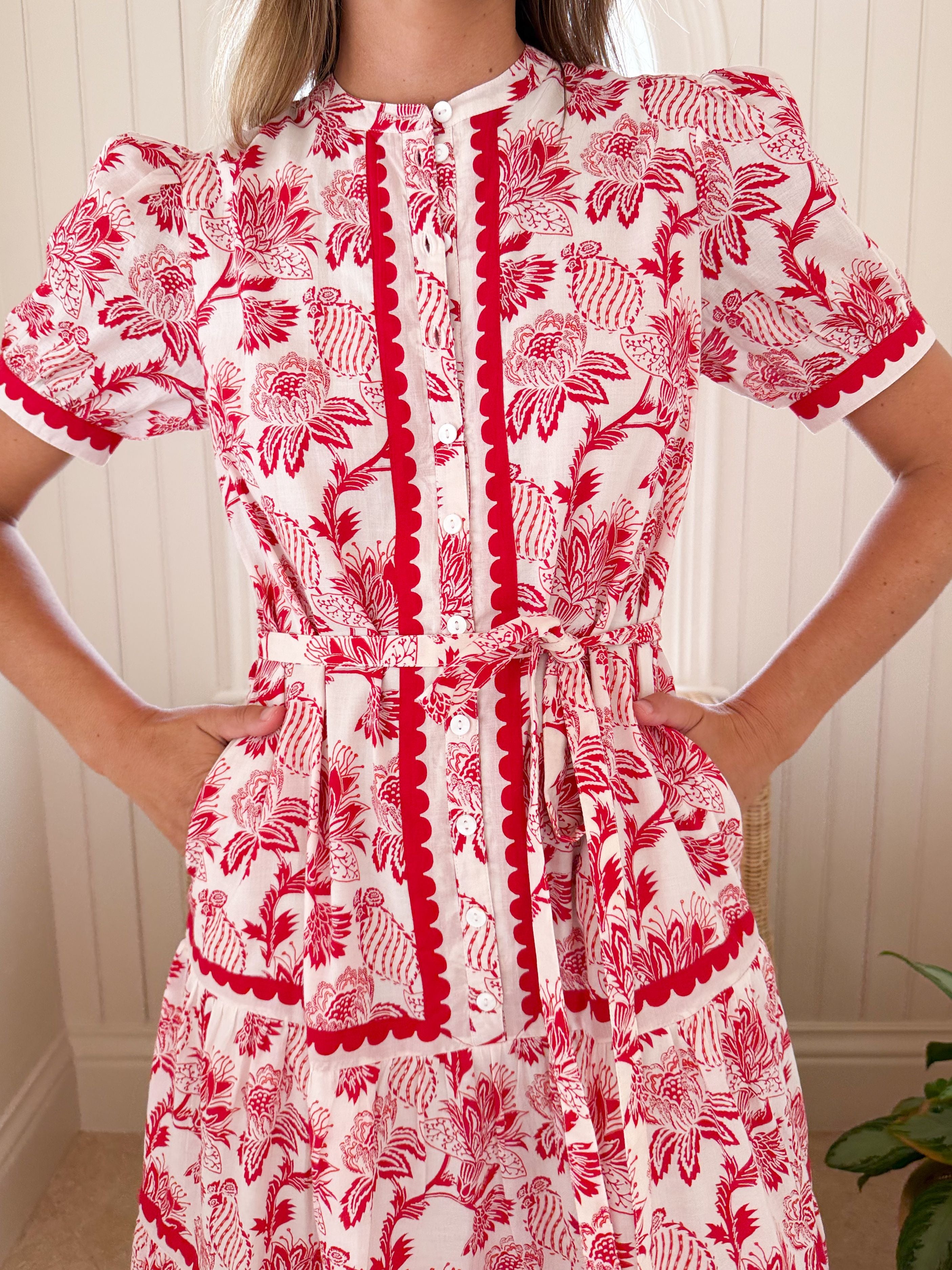 BANJANAN Saylor Dress Lizzie Poppy