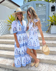 OLIPHANT Cinched Flirty Mini Laguna Blue