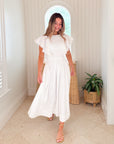 OLIPHANT Ava Dress Tisbury White