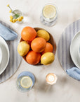 Campbell Blue Chambray Napkins-Set/4