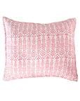 DANA SMALL DESIGNS Sham Flower Row Pink Lotus