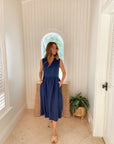 FRANK & EILEEN Daphne Dress Navy