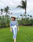 FRANK & EILEEN Rory Shirtdress Blue Check