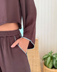 OMIKA Peyton Blouse Solid Ganache