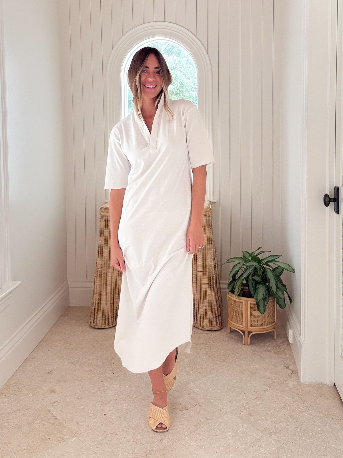 FRANK &amp; EILEEN Emma Dress Vintage White