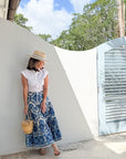CARA CARA Melanie Skirt Mod Floral Blue