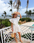 OLIPHANT Ava Mini Dress Tisbury White